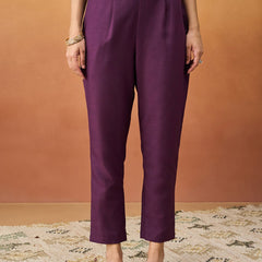 Parampara Kurta Pant Set With Jacquard Dupatta