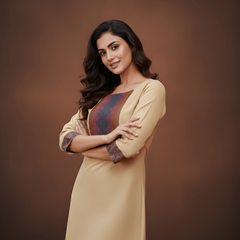 Stylish Women’s Cotton Jacquard Kurti Top