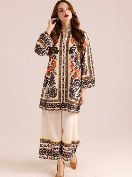 Women A-Line Rayon Co-ord Set with Digital Print