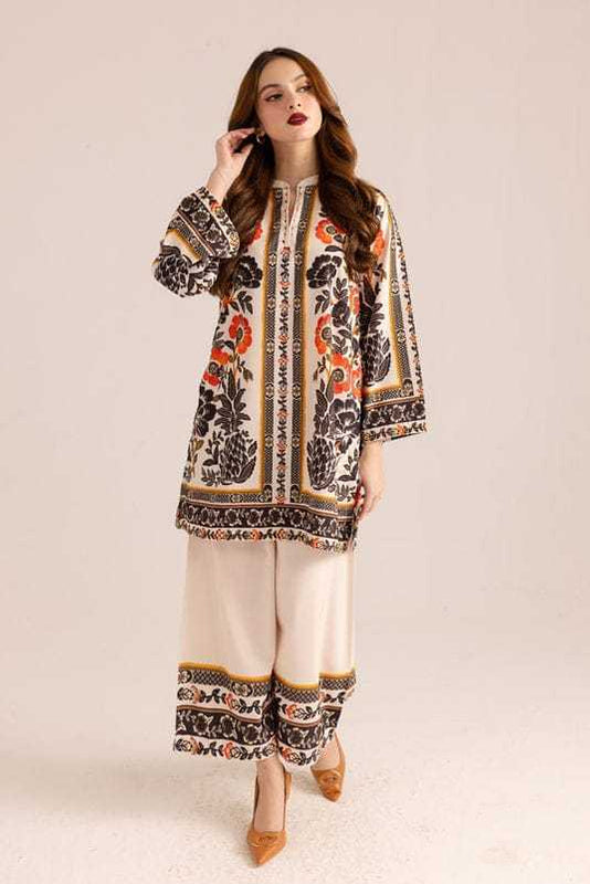 Women A-Line Rayon Co-ord Set with Digital Print