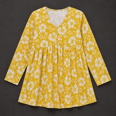 Women’s Cotton Printed Flared Short Kurti