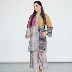 Women A-Line Rayon Co-ord Set with Digital Print