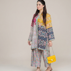 Women A-Line Rayon Co-ord Set with Digital Print