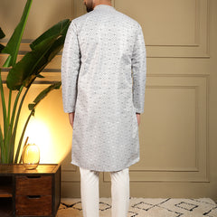 Men’s Heavy Jacquard Kurta with Semi Cotton Chudidar