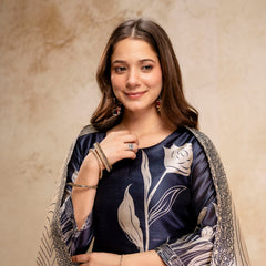Women's Assam Silk Printed Kurta Pant Dupatta Se