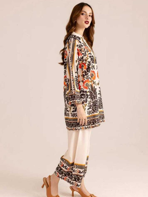 Women A-Line Rayon Co-ord Set with Digital Print
