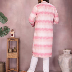 Men’s Heavy Cotton Printed Kurta Pyjama Set
