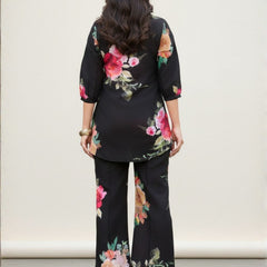 Women A-Line Rayon Co-ord Set with Digital Print