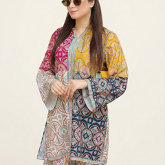 Women A-Line Rayon Co-ord Set with Digital Print