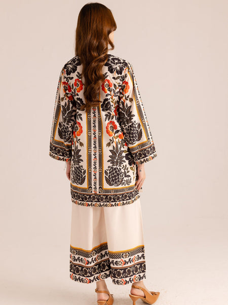 Women A-Line Rayon Co-ord Set with Digital Print