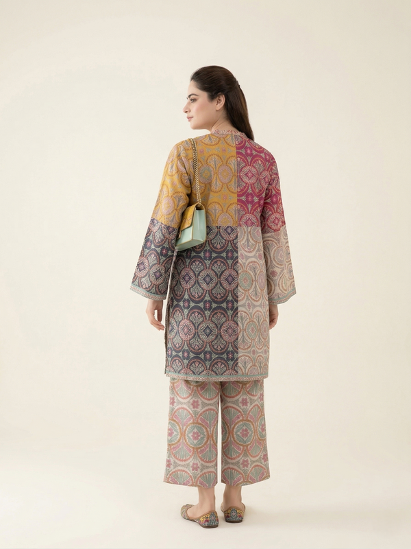 Women A-Line Rayon Co-ord Set with Digital Print