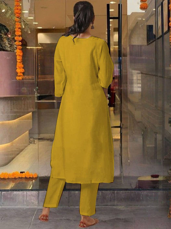 Pure Cotton Kurta Set With Zcard Dupatta