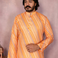 Men’s Heavy Cotton Printed Kurta Pyjama Set