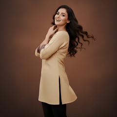 Stylish Women’s Cotton Jacquard Kurti Top