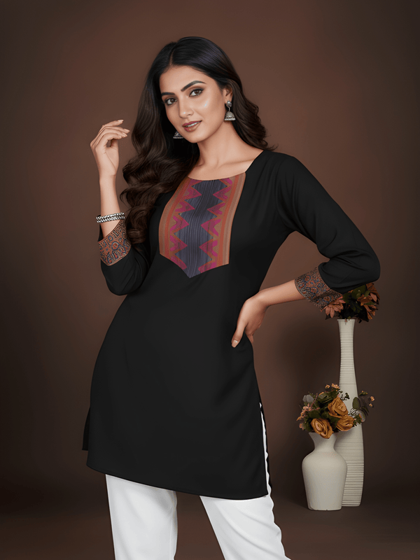 Stylish Women’s Cotton Jacquard Kurti Top