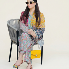 Women A-Line Rayon Co-ord Set with Digital Print