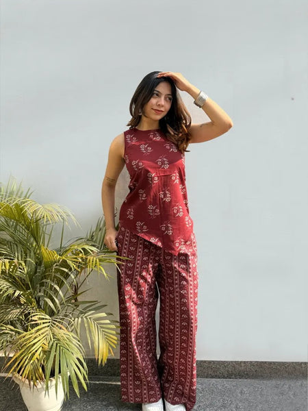 Stylish Printed Rayon Co-Ord Set