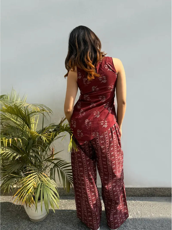 Stylish Printed Rayon Co-Ord Set