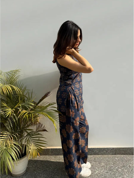 Women's Ajrakh Print Rayon Co-Ord Set