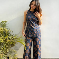 Women's Ajrakh Print Rayon Co-Ord Set