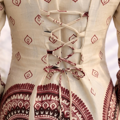 Women’s Off-White Cotton Kalamkari Print Tunic
