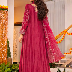 Premium Silk Blend Ethnic Suit Set With Chanderi Dupatta