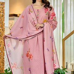 Women's Maslin Printed Dupatta Set