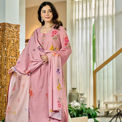 Women's Maslin Printed Dupatta Set