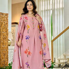Women's Maslin Printed Dupatta Set