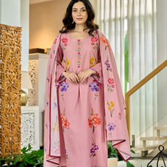 Women's Maslin Printed Dupatta Set