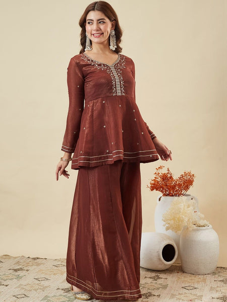 Silk Kurta Set With Silk Dupatta