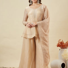 Silk Kurta Set With Silk Dupatta