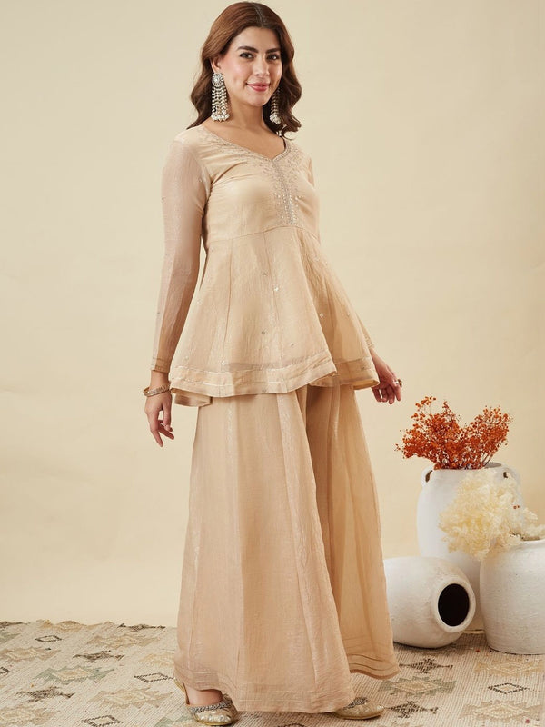 Silk Kurta Set With Silk Dupatta