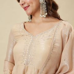 Silk Kurta Set With Silk Dupatta