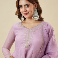 Silk Kurta Set With Silk Dupatta