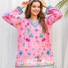Women A-Line Rayon Co-ord Set with Digital Print