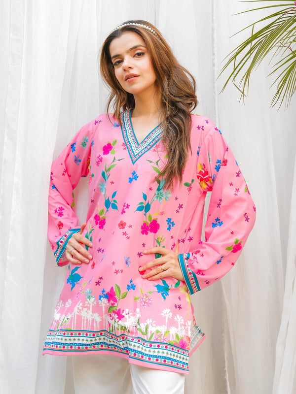Women A-Line Rayon Co-ord Set with Digital Print