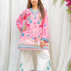 Women A-Line Rayon Co-ord Set with Digital Print