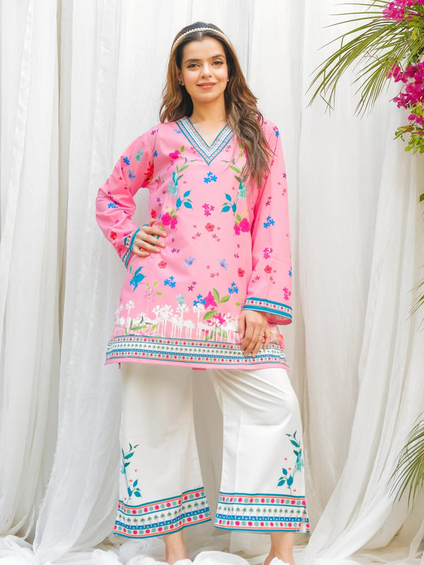 Women A-Line Rayon Co-ord Set with Digital Print
