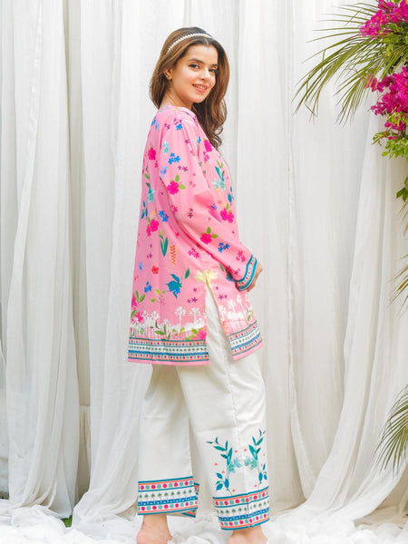 Women A-Line Rayon Co-ord Set with Digital Print