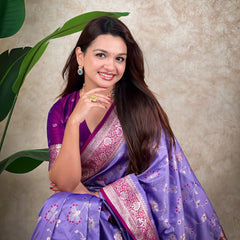 Premium Banarasi Soft Silk Saree With Blouse Piece