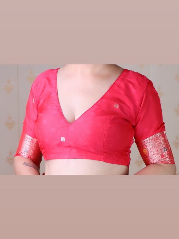 Premium Banarasi Soft Silk Saree with Blouse Piece