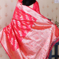 Premium Banarasi Soft Silk Saree with Blouse Piece