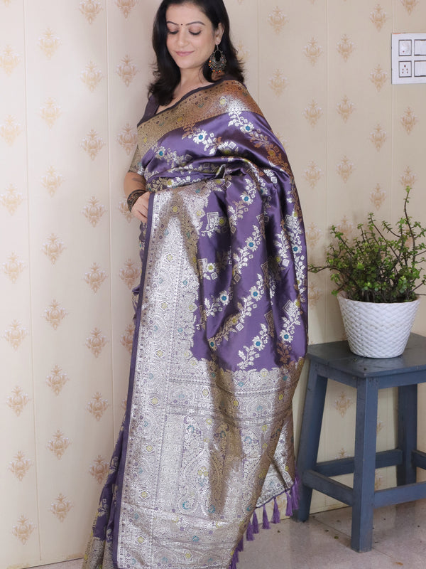 Premium Banarasi Soft Silk Saree with Blouse Piece