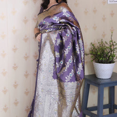 Premium Banarasi Soft Silk Saree with Blouse Piece