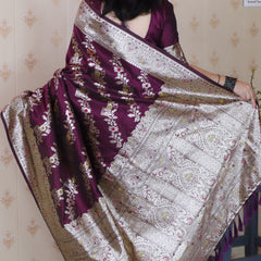 Premium Banarasi Soft Silk Saree with Blouse Piece