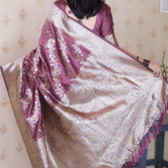 Premium Banarasi Soft Silk Saree with Blouse Piece