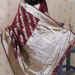 Premium Banarasi Soft Silk Saree with Blouse Piece