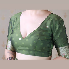 Premium Banarasi Soft Silk Saree with Blouse Piece