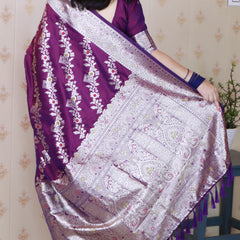 Premium Banarasi Soft Silk Saree with Blouse Piece